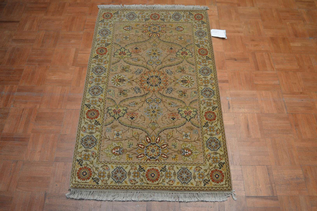 2' 5" x 4' 2" India Agra Rug image 1