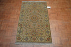 2' 5" x 4' 2" India Agra Rug image 1