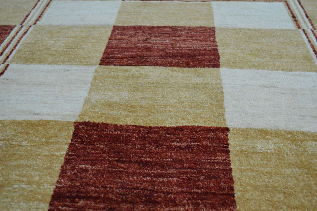 4' 1" x 4' 2" India Gabbeh Rug image 5