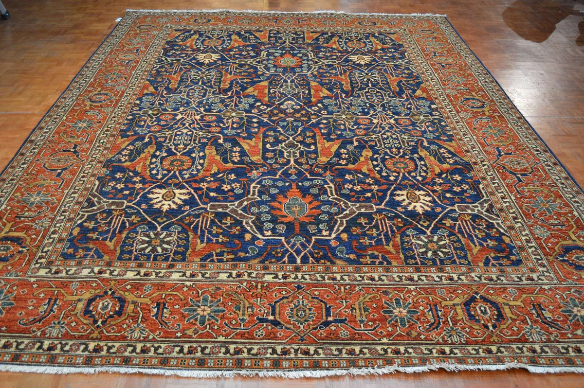 9' 2" x 12' 1" Pakistan Serapi Rug image 9