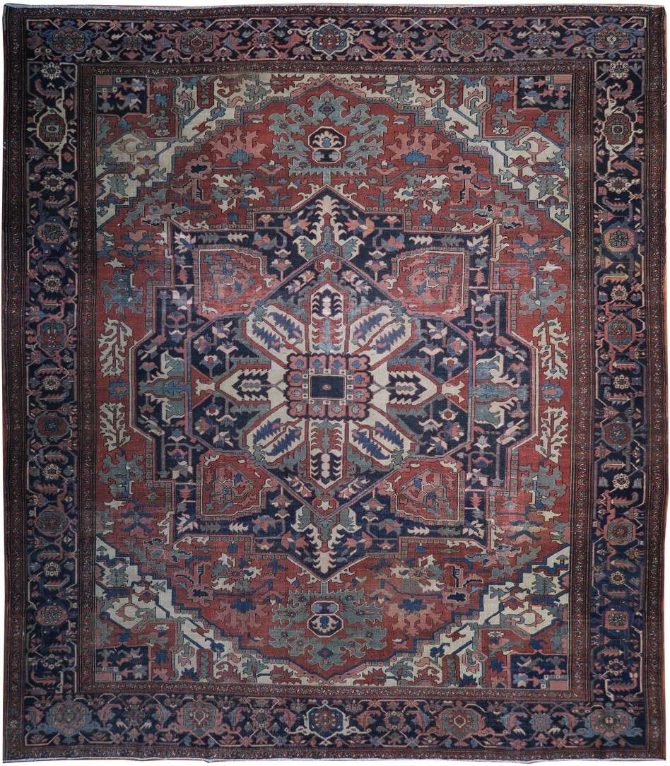 10' 0" x 11' 6" Persian Serapi Rug image 0