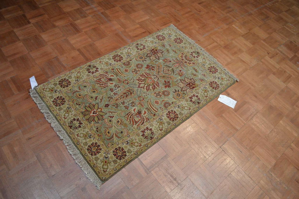 2' 5" x 4' 1" India Agra Rug image 2