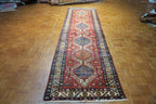 3' 4" x 11' 6" Persian Karaja Runner image 7
