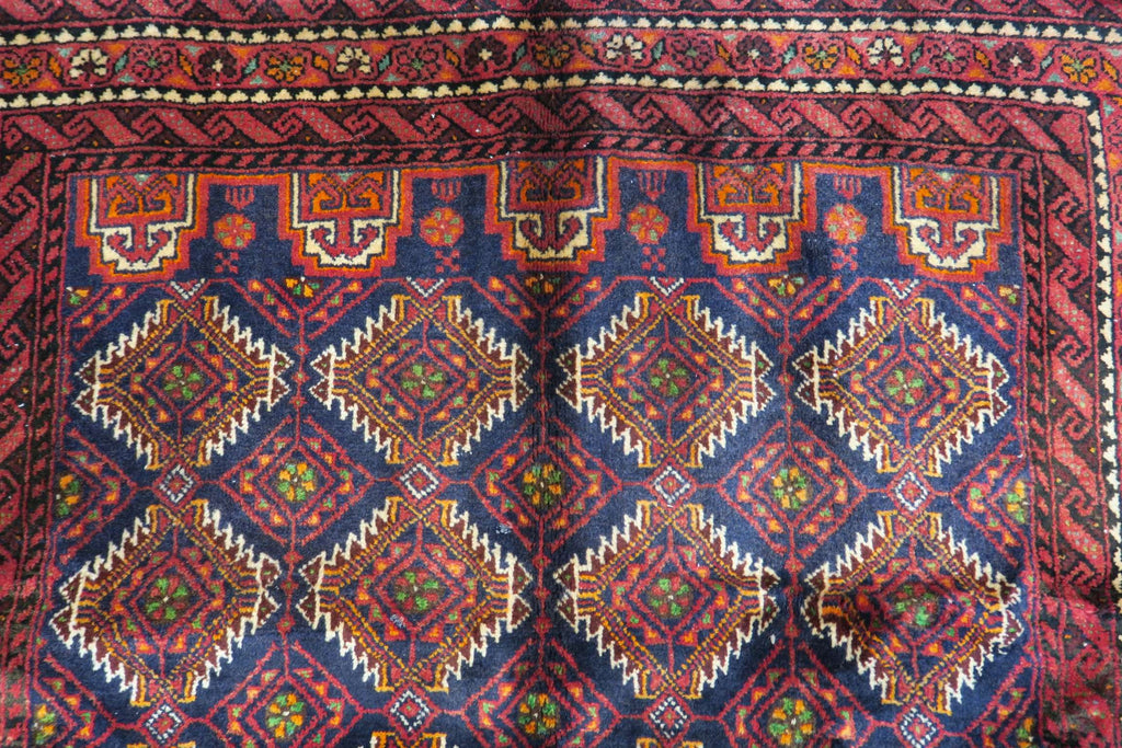 3' 4" x 6' 6" Persian Baluch Rug image 3