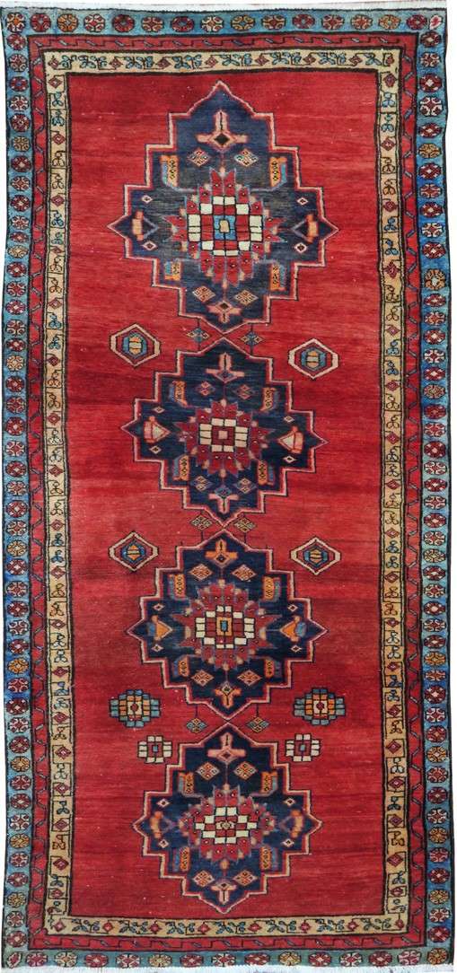 3' 7" x 8' 0" Vintage Meshkin Rug image 0