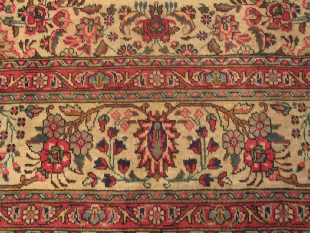 9' 7" x 12' 1" Persian Tabriz Rug image 10