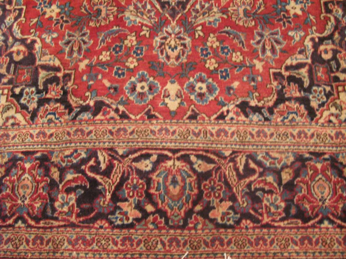4' 1" x 6' 7" Persian Kashan Rug image 7
