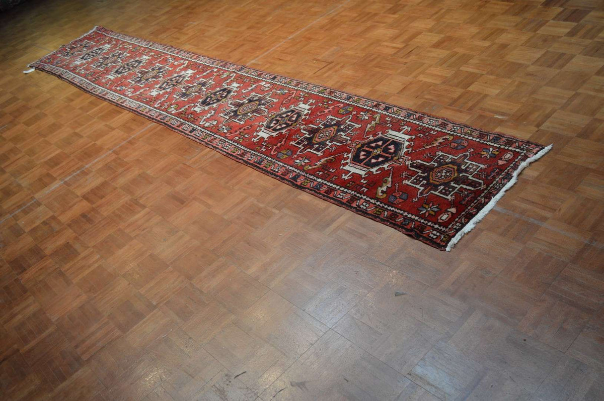 2' 3" x 14' 2" Persian Heriz Runner image 2