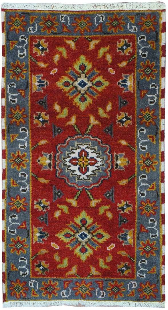 2' 0" x 4' 0" India Kazak Rug image 0