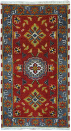2' 0" x 4' 0" India Kazak Rug image 0