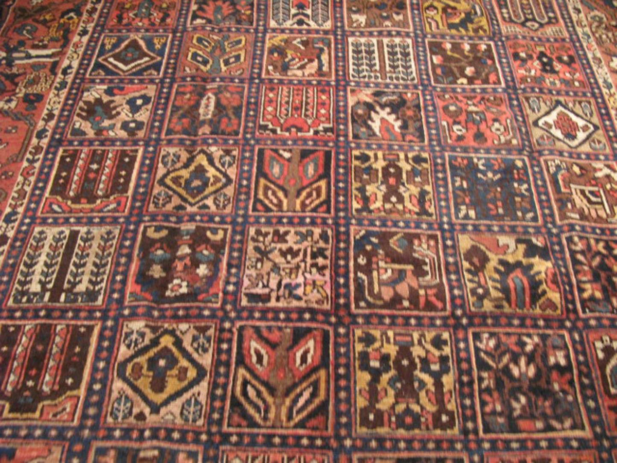 9' 2" x 11' 1" Persian Bakhtiari Rug image 11