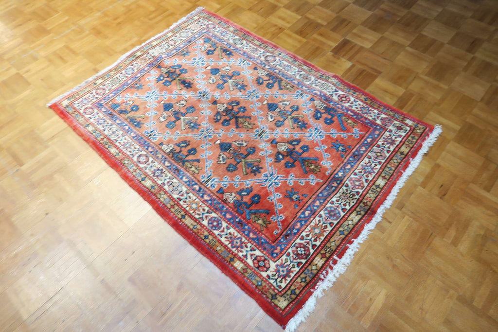 3' 6" x 5' 0" Persian Joshaghan Rug image 7