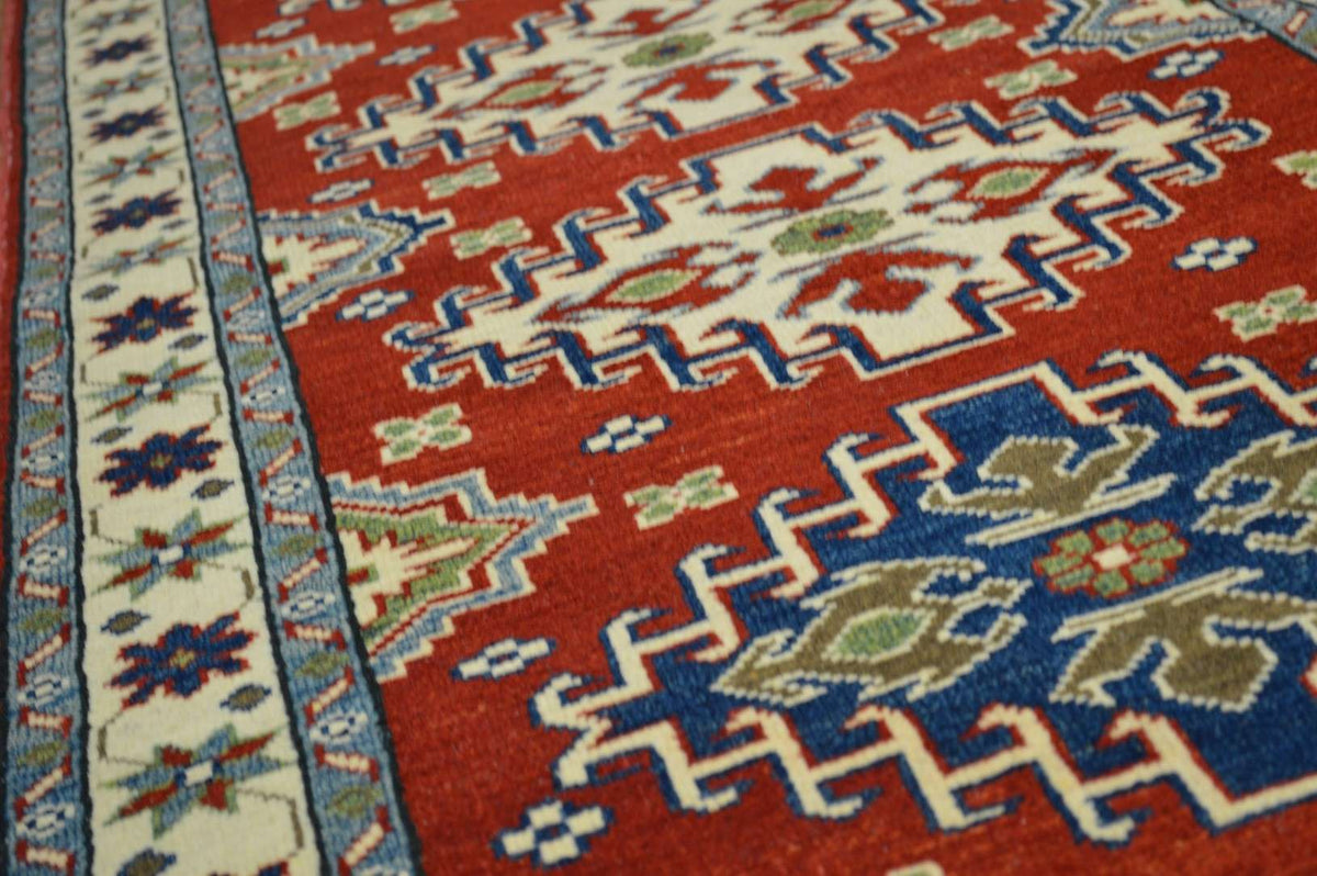 2' 8" x 8' 4" Pakistan Kazak Runner image 9