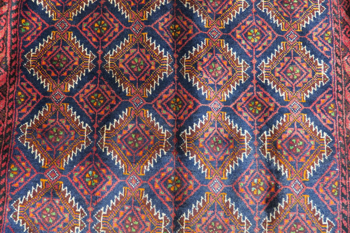 3' 4" x 6' 6" Persian Baluch Rug image 2