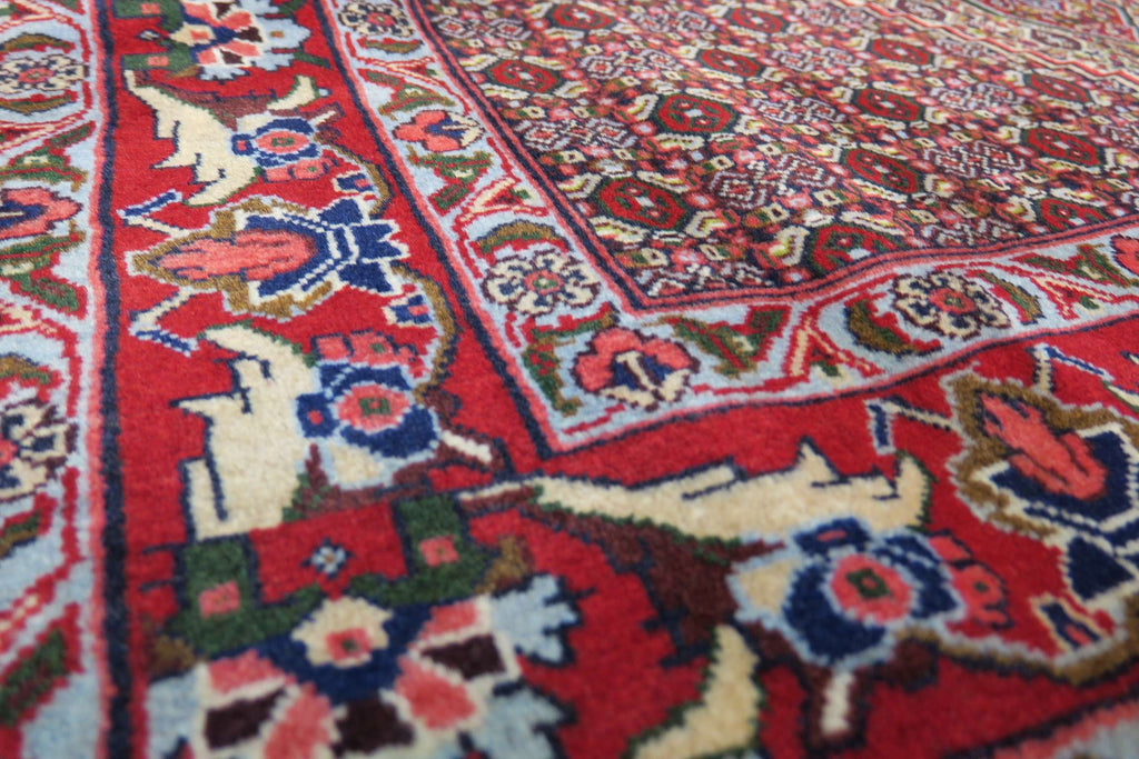 4' 2" x 5' 2" Persian Sanandaj Rug image 0