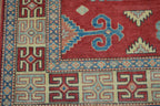 6' 4" x 8' 0" Caucasian Kazak Rug image 6