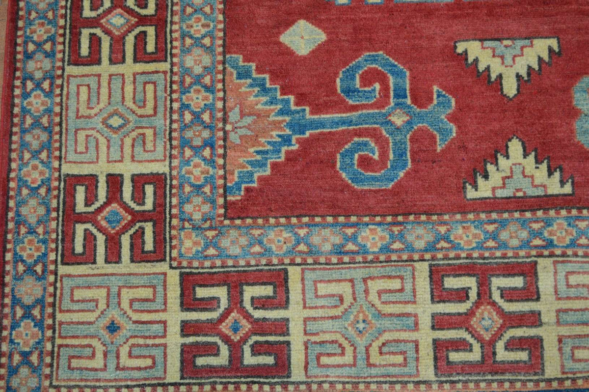 6' 4" x 8' 0" Caucasian Kazak Rug image 6
