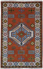 3' 0" x 5' 0" India Kazak Rug image 0