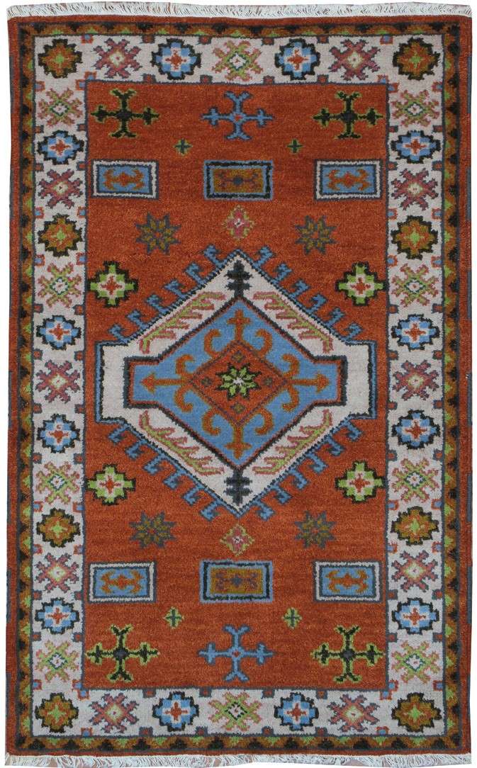 3' 0" x 5' 0" India Kazak Rug image 0
