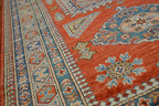 4' 3" x 7' 0" Pakistan Kazak Rug image 8