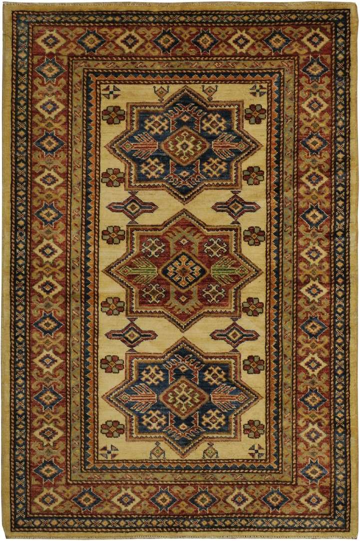 3' 3" x 4' 10" Pakistan Kazak Rug image 0