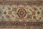 8' 9" x 11' 8" India Agra Rug image 7