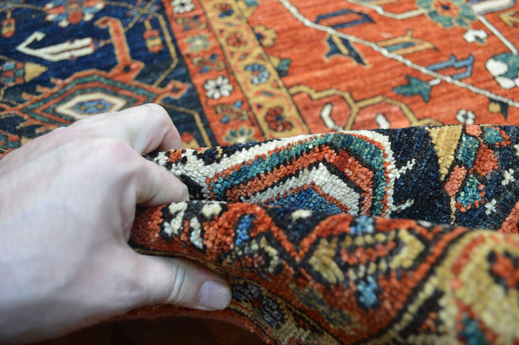9' 2" x 12' 2" Pakistan Serapi Rug image 11