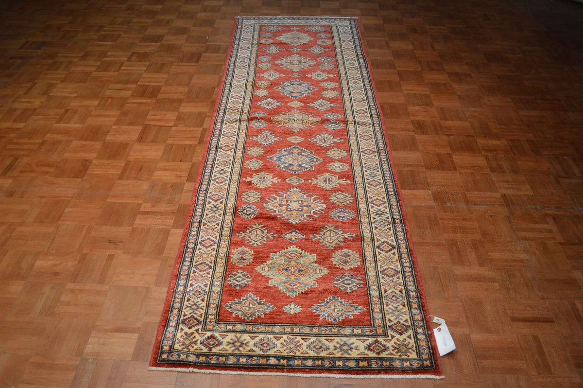 3' 0" x 9' 9" Pakistan Kazak Runner image 1