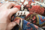 7' 0" x 8' 8" Persian Heriz Rug image 11