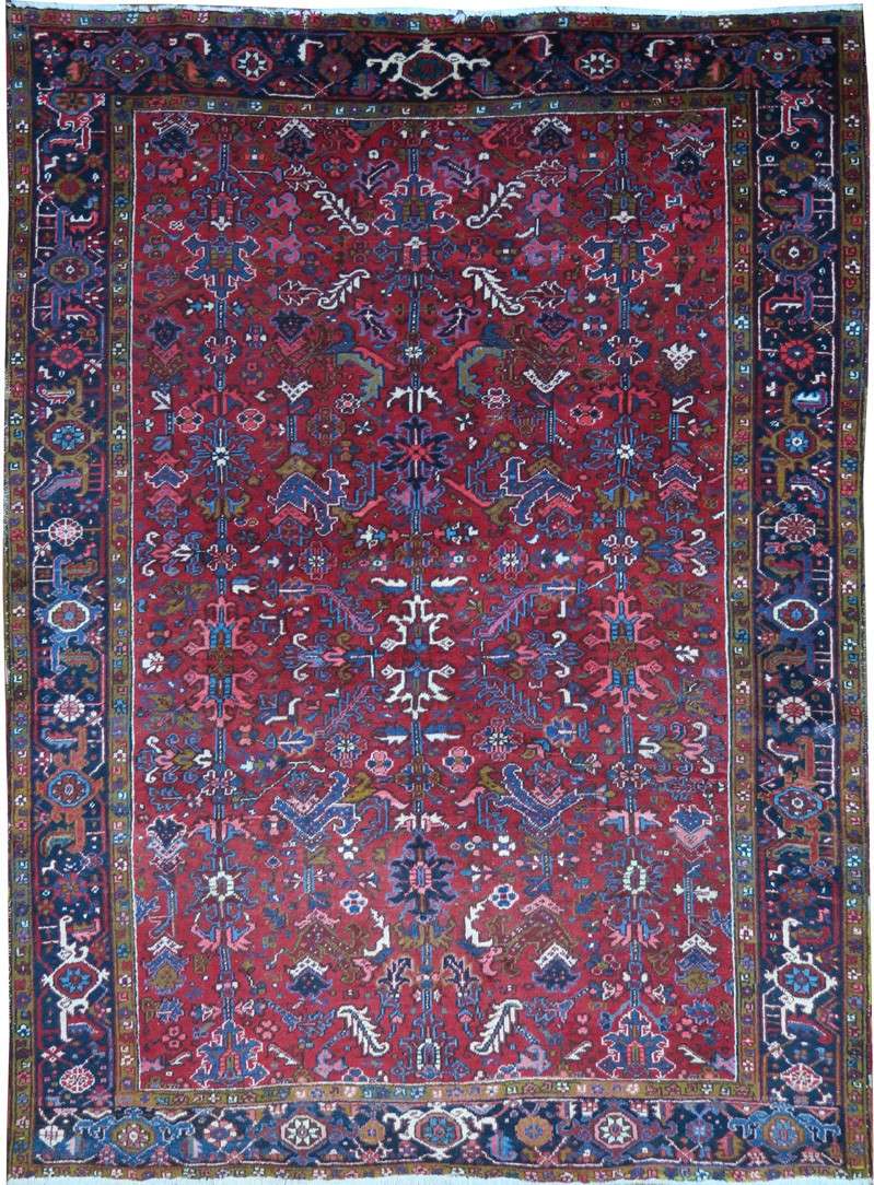 8' 0" x 10' 8" Persian Heriz Rug image 0