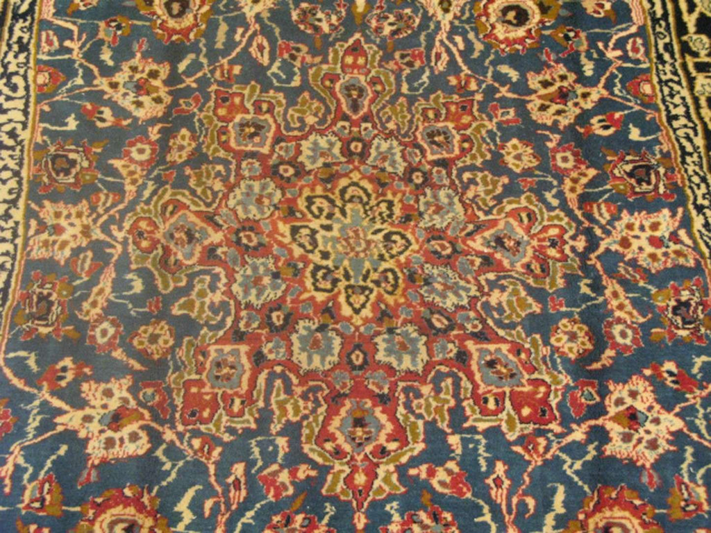 4' 8" x 8' 8" Vintage Isfahan Rug image 5