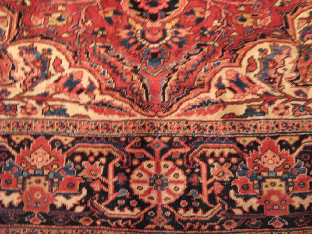 8' 2" x 11' 8" Persian Heriz Rug image 5