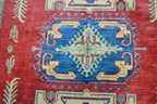 4' 9" x 6' 6" Caucasian Kazak Rug image 6