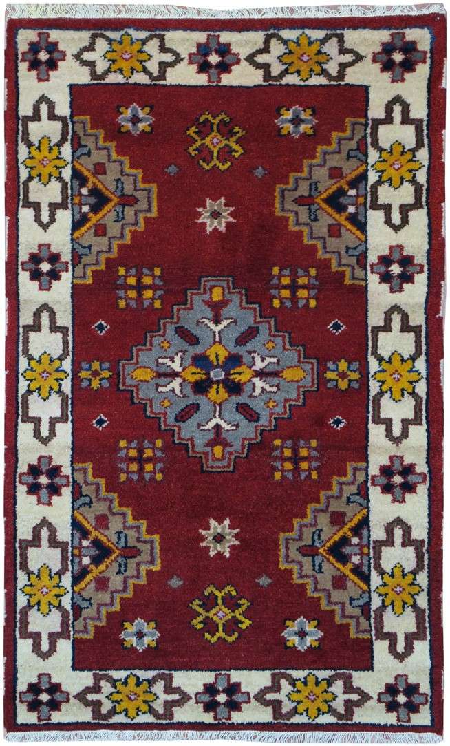 3' 0" x 5' 0" India Kazak Rug image 0