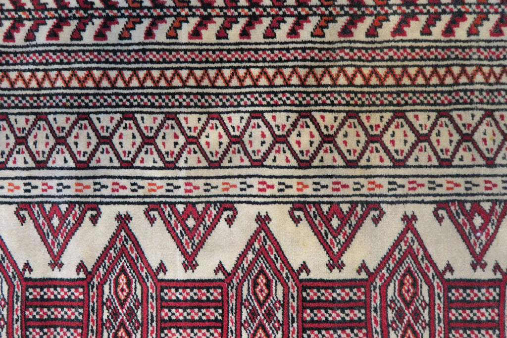 4' 1" x 5' 6" Persian Turkeman Rug image 7