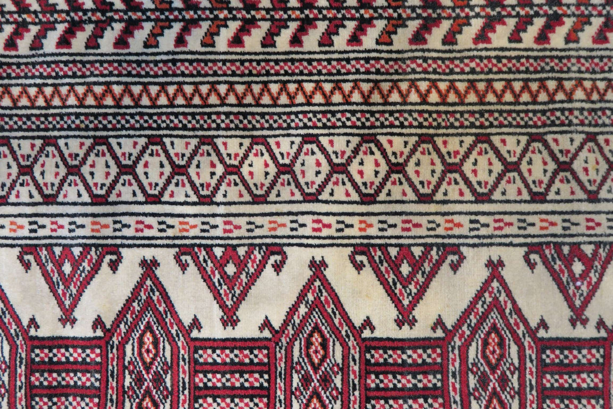 4' 1" x 5' 6" Persian Turkeman Rug image 7