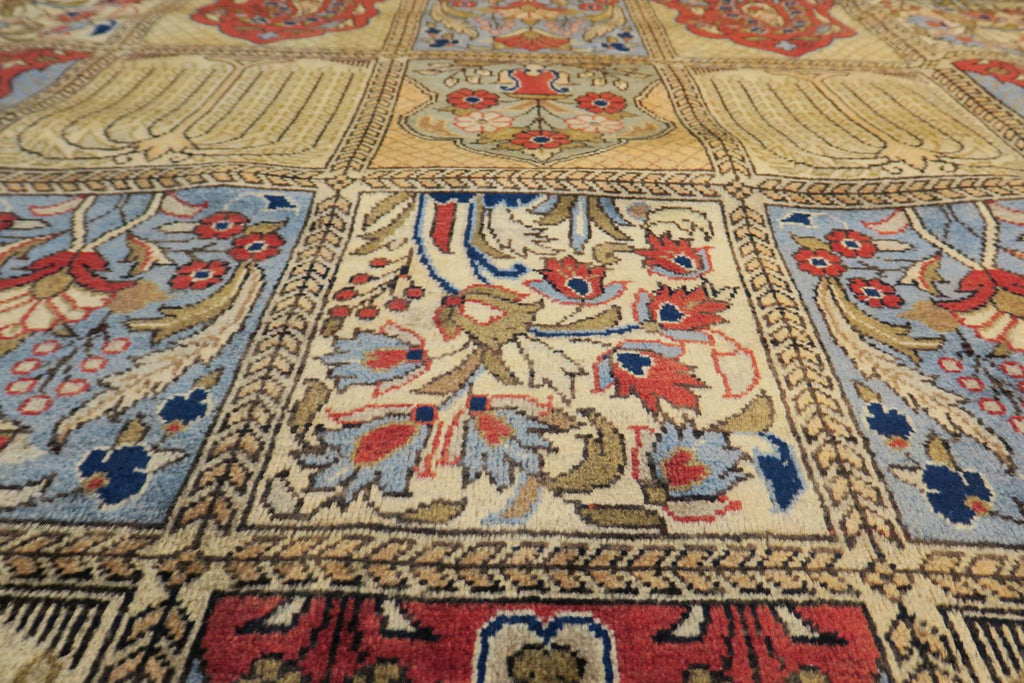 8' 8" x 12' 6" Vintage Shahreza Rug image 1