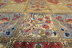 8' 8" x 12' 6" Vintage Shahreza Rug image 1