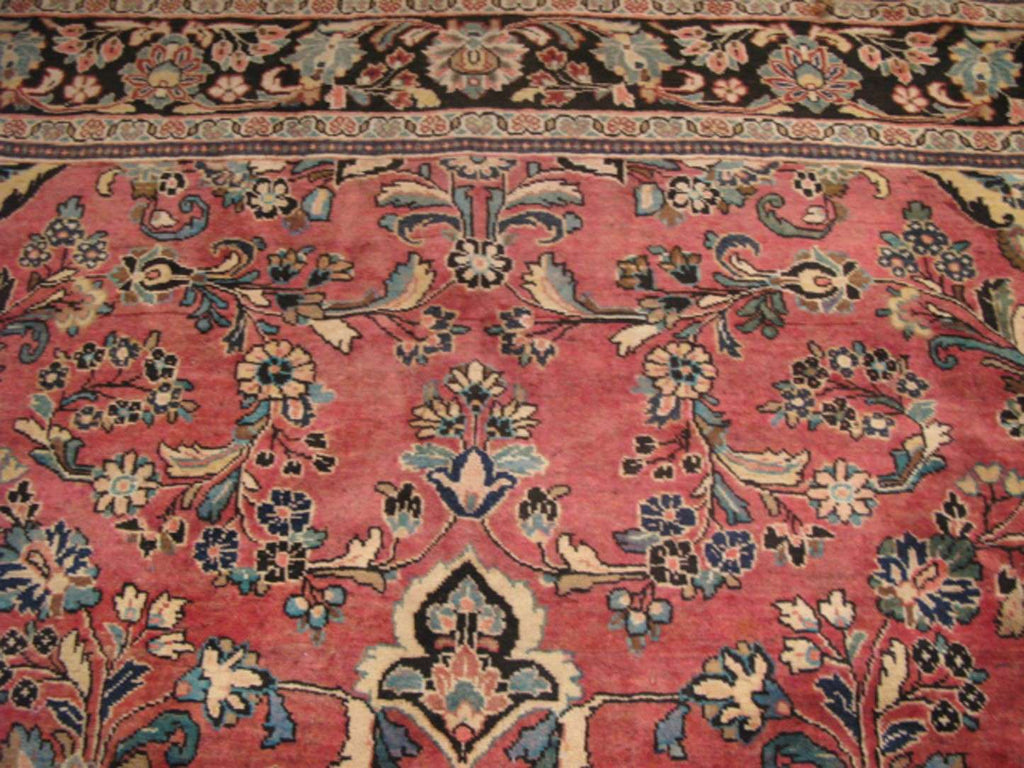 9' 0" x 12' 0" Persian Sarouk Rug image 6