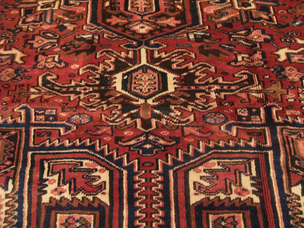 7' 1" x 9' 8" Persian Heriz Rug image 10