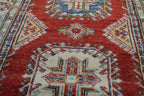 2' 9" x 10' 5" Pakistan Kazak Runner image 7