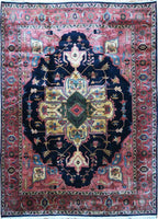 10' 0" x 14' 2" India Heriz Rug image 0