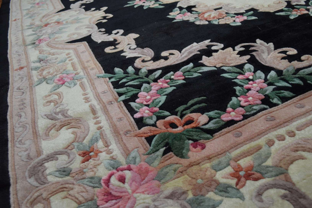8' 0" x 10' 9" China Aubusson Rug image 6