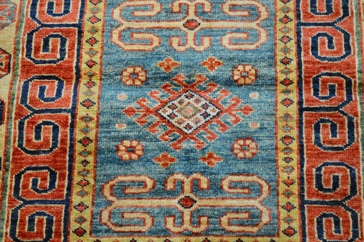 4' 1" x 6' 0" Pakistan Kazak Rug image 2