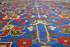 9' 1" x 11' 9" Persian Heriz Rug image 9