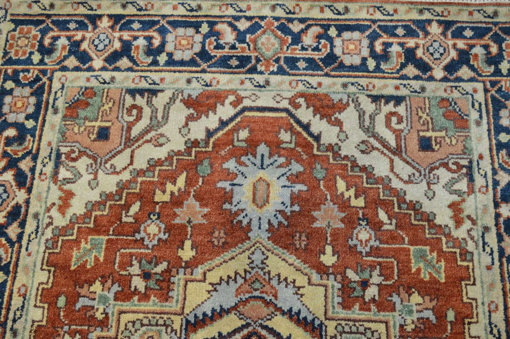 4' 0" x 6' 0" India Serapi Rug image 7
