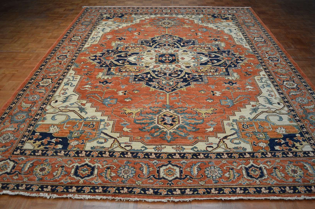 8' 0" x 12' 0" Pakistan Serapi Rug image 1
