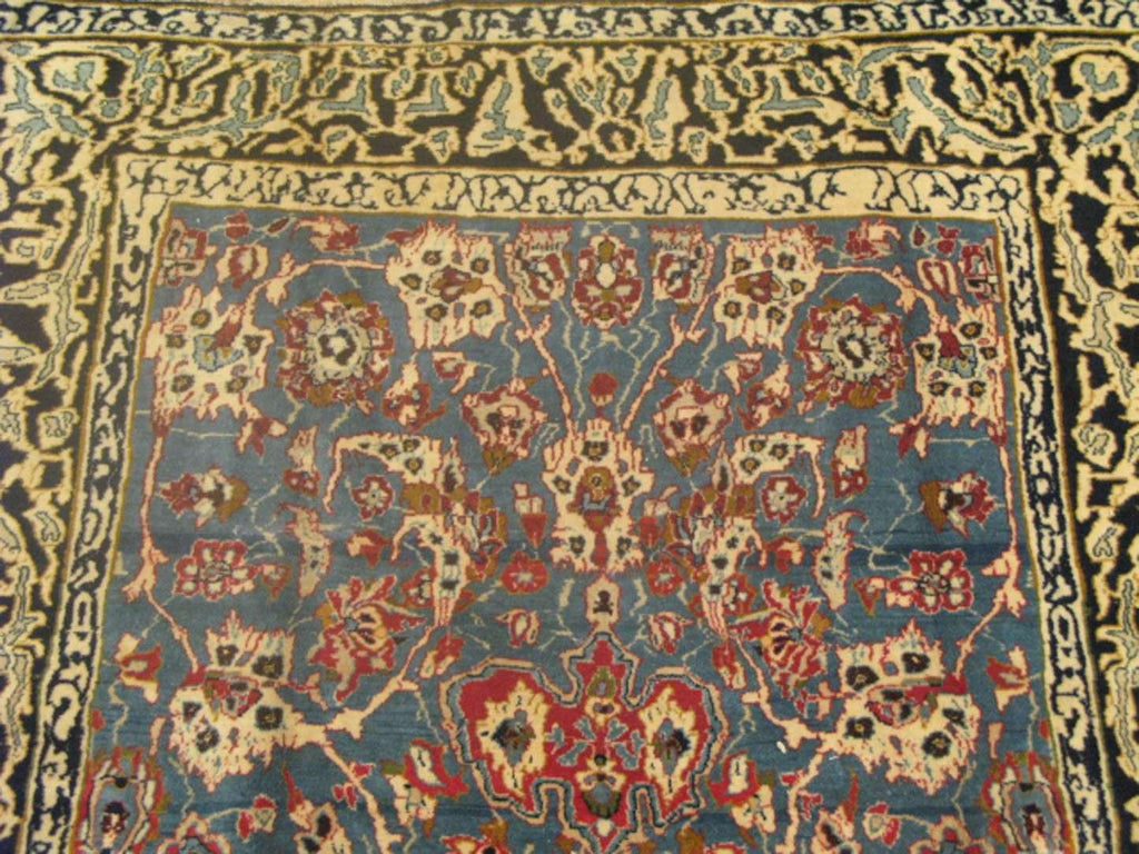 4' 8" x 8' 8" Vintage Isfahan Rug image 4
