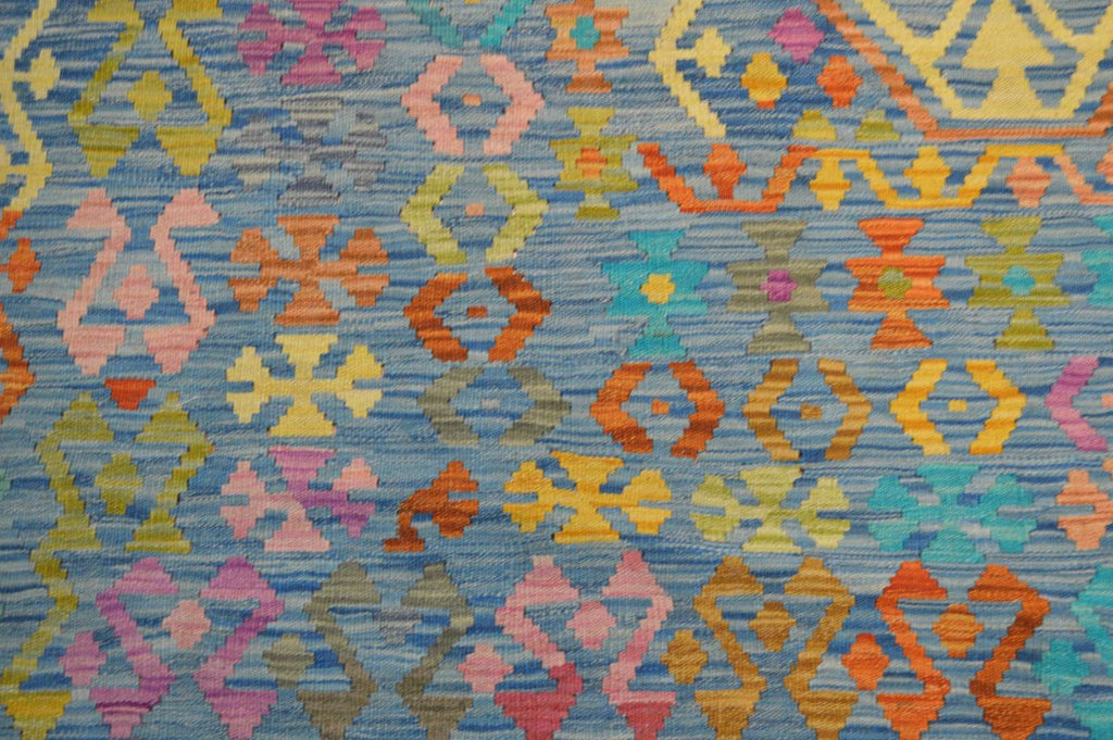 6' 8" x 9' 7" India Kilim Rug image 12