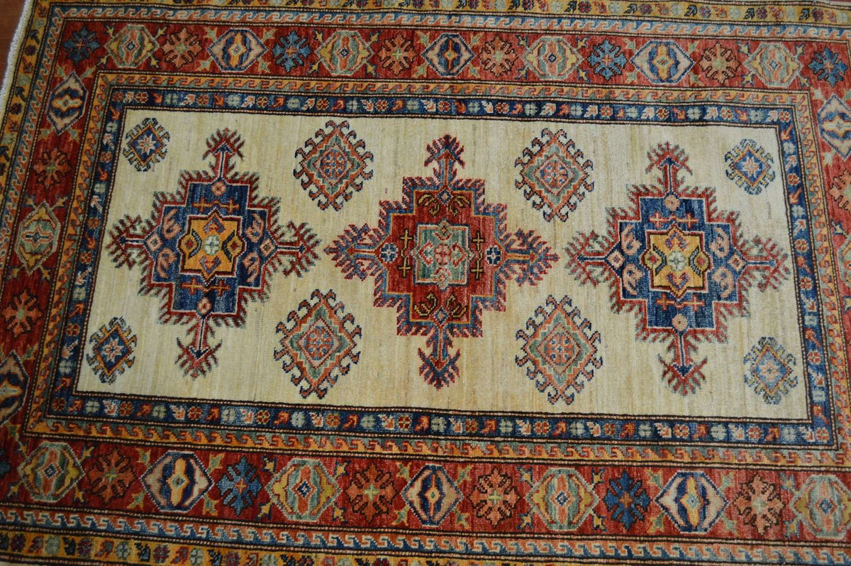 3' 5" x 5' 0" Pakistan Kazak Rug image 7